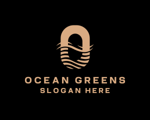 Ocean Wave Surf logo design