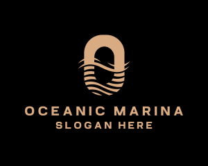 Ocean Wave Surf logo design