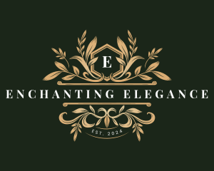 Elegant Floral Gardening logo design