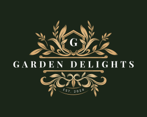 Elegant Floral Gardening logo design