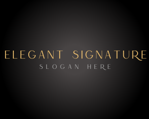 Minimalist Elegant Luxury logo design