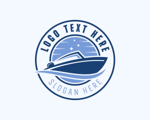 Boat Sailboat Cruise Logo