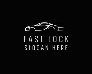 Fast Racing Sedan  logo design