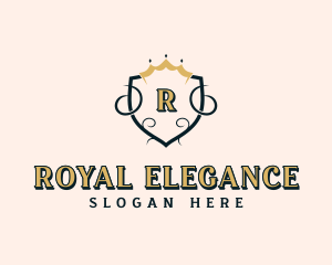 Royal Crown Shield logo design