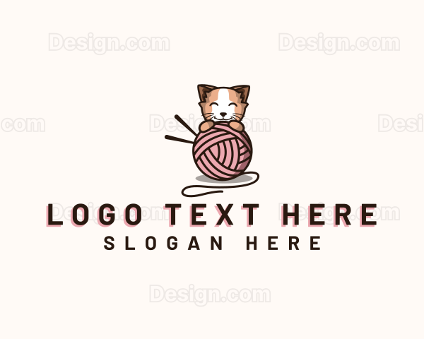 Playful Kitten Yarn Logo