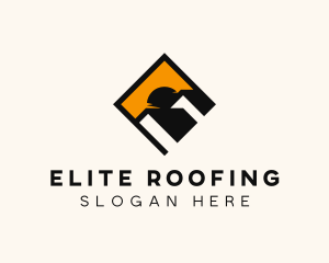 Roofing Property Roof logo design