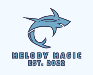 Blue Gaming Shark logo