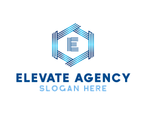Industrial Hexagon Stripe  logo