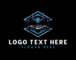 Fabrication Printer Machine logo