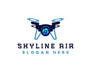 Quadcopter Spy Drone Logo