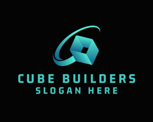 Tech Cube Programming logo design