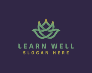 Lotus Floral Wellness logo design