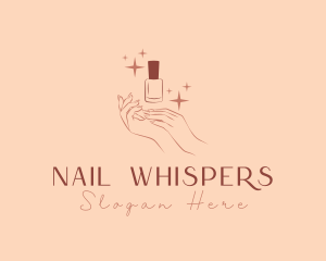 Feminine Nail Polish Stars logo