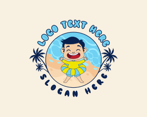 Summer Beach Kid logo