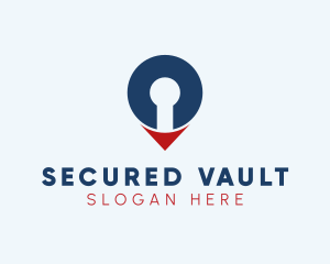 Location Key Security logo design