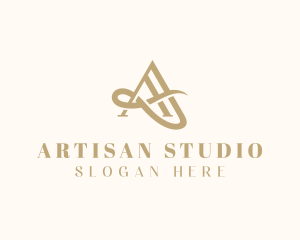 Luxury Boutique Letter A logo design