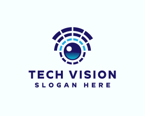 Tech Eye Surveillance logo design