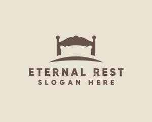 Furniture Bed  Pillow logo design