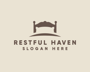 Furniture Bed  Pillow logo design