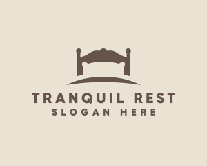 Furniture Bed  Pillow logo design