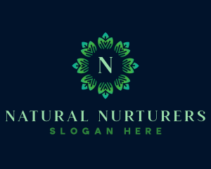 Leaf Nature Wellness logo design