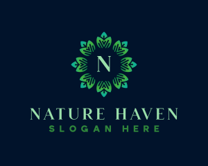 Leaf Nature Wellness logo design