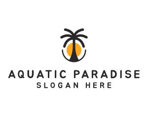 Tourist Spot Paradise logo design