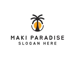 Tourist Spot Paradise logo design