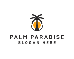 Tourist Spot Paradise logo design