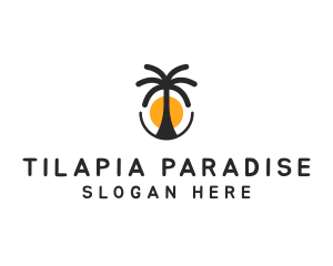 Tourist Spot Paradise logo design