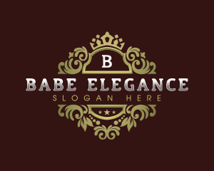 Elegant Royal Foliage logo design