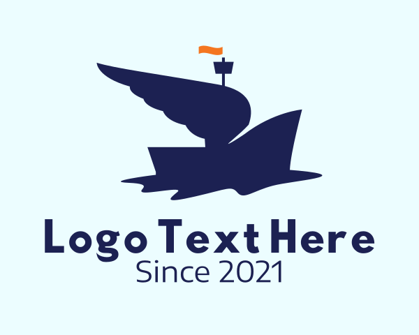 Blue Winged Boat  logo