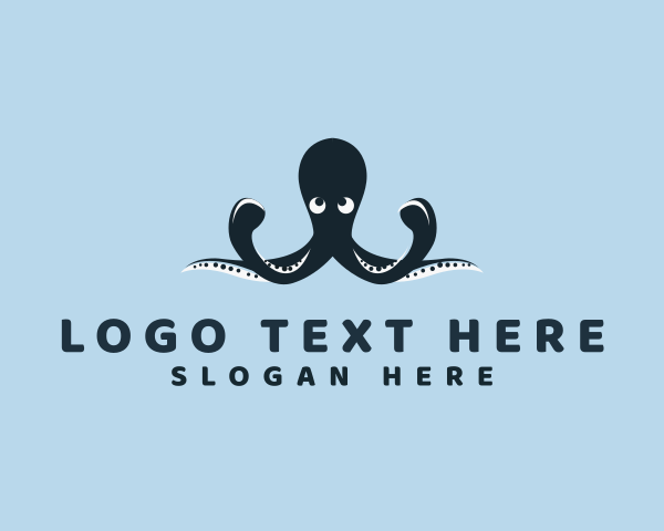 Octopus logo example 3