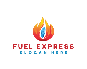 Ice Fire Fuel logo design