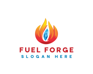 Ice Fire Fuel logo design