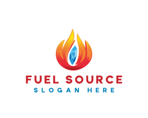 Ice Fire Fuel logo design