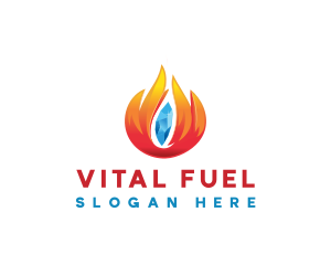 Ice Fire Fuel logo design