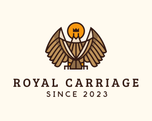 Royal Eagle Crown logo design