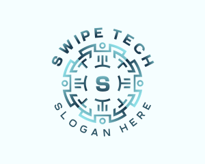 Cyber Tech Developer logo design