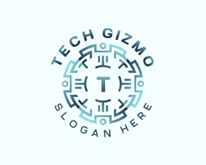 Cyber Tech Developer logo design