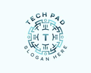 Cyber Tech Developer logo design