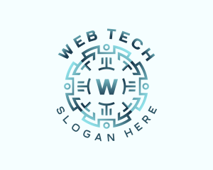 Cyber Tech Developer logo design