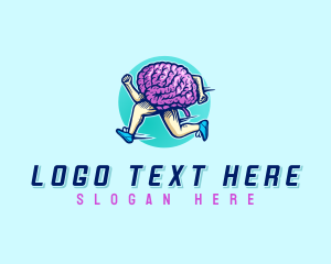 Mental Running Brain logo