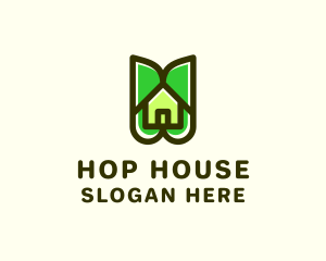 Nature House Roof logo design