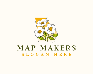 Georgia Cherokee Rose logo design