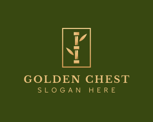 Gold Bamboo Plant logo design