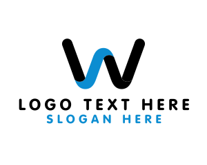 Generic Tech Letter W logo