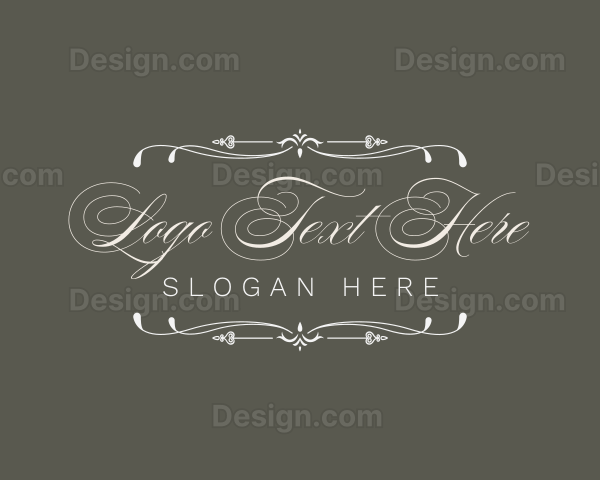 Classic Calligraphy Wordmark Logo