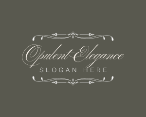 Classic Calligraphy Wordmark logo design