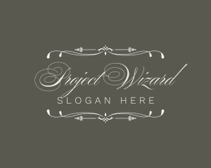 Classic Calligraphy Wordmark logo